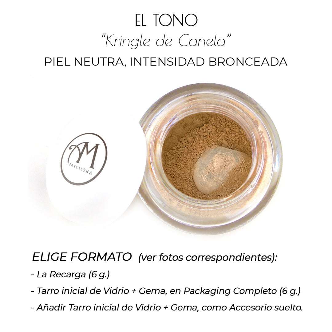 SUPERFONDO DE MAQUILLAJE -FTN4- "Kringle de Canela"
